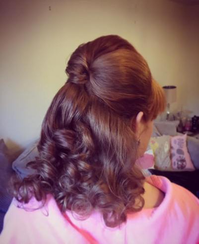 Half beehive and curls
